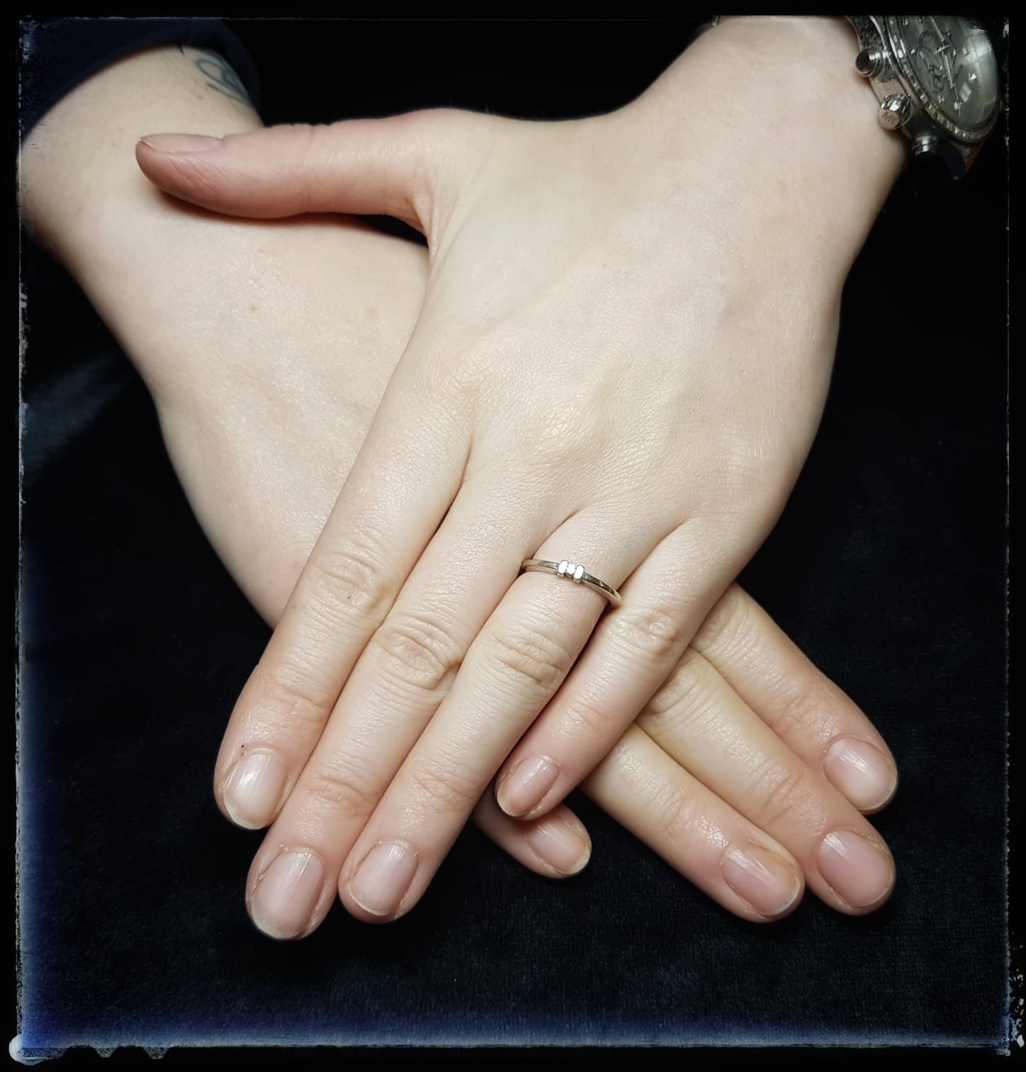 Verzorgde natuurlijke nagels zonder lak, na een behandeling bij Joyce